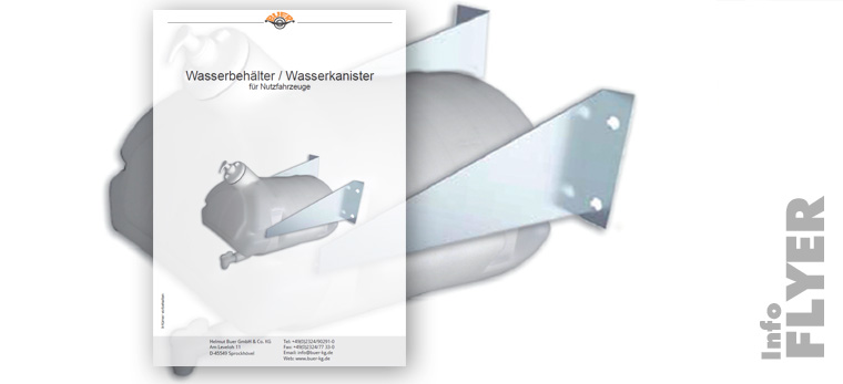 Buer KG-Shop - 50 Liter Waschwassertank Wassertank + Seifenspender + Halter  Lokhen - LKW Caravan