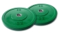 Preview: 2x 10 kg Bumper Plates  Olympia 50mm Hantelscheibe Gewichtsscheiben GRÜN