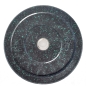 Preview: 10 kg Crump Bumper Plates, Hi-Temp Hantelscheibe - grün gesprenkelt