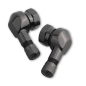Preview: BL25MS11.3 schwarz Motorrad Alu Winkelventil silber 11,3mm Ventile Eckventil