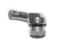 Preview: Motorrad Alu Winkelventil silber Ø 11,3mm BL25MS11.3 Eckventil