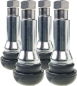 Preview: 4x TR414 Gummiventile, Snap-In, Ventile für Schlauchlose Reifen , CHROM