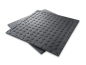 Preview: 100x100 cm 30 mm Bodenschutzmatte Schutzmatte Unterlegmatte FITNESS
