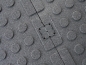 Preview: 100x100 cm 20 mm Bodenschutzmatte Schutzmatte Unterlegmatte FITNESS