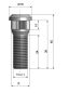 Preview: 5x  Radbolzen mit Riffelbund Riffelbolzen M12 x 1.5 /14,7 mm, 24/40 mm verzinkt