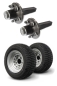 Preview: 2x Laufachsstummel Achsstummel 5-Loch 40mm(Vkt) 195/50 B10 6.00x10 - 10Zoll