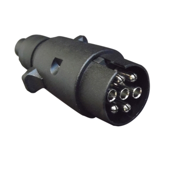 Stecker 7-polig PVC für den PKW Anhänger Anhängerstecker Kunststoff