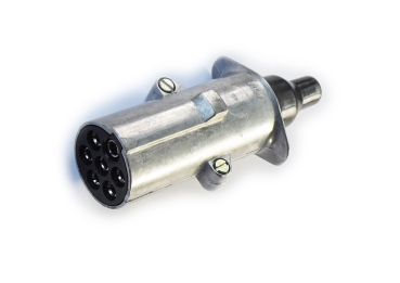 DIN Anhänger Stecker 7-polig Metall - 24V LKW, Traktor