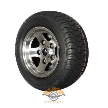 Trailer alloy complete wheel 10 Inches Wanda 195/50-B10 18x8.0-10 Felge 6x10 LK 5x112