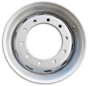 Preview: LKW Felge Stahl 11.75 x 22.5 ET120 - Stahlrad LKW ANHÄNGER