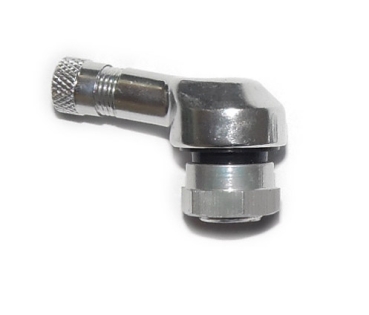 BL25MS11.3 - Motorrad Alu Winkelventil silber 11,3mm Ventile Eckventil