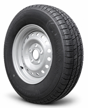 185R14 C 104/102N offset 30, 5x112 5.5Jx14 complete wheel for car trailer, tiny houses, mobile home