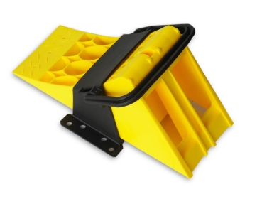 Wheel chock G36 - 3500 kg incl. holder - Truck Bus Trailer - Kopie