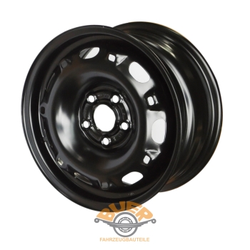 4x Orig. VW Steel wheel 6 x 14, 6J x 14, ET43 - SKODA FABIA, SEAT IBIZA, VW FOX