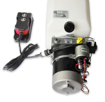 Preview: Hydraulic unit Hydraulic Aggregat 12V 1,6kW 2,7ccm 8L Chapel CHC12V8, CHC12V8_FB
