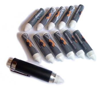 12x fat chalk marking chalk tire chalk tire marking WHITE + chalk holder