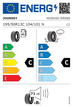 Preview: Anhängerreifen 195/50 R13 C 104/101 N  M+S Journey (Wanda) Trailerreifen - DOT2025