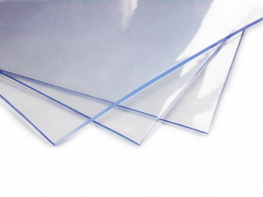1100 x 3 mm 20 meters 20m soft PVC sheet - transparent