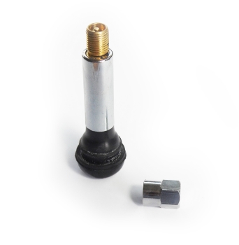 TR418  valve with Chrometube und cap - Snap-in Valve