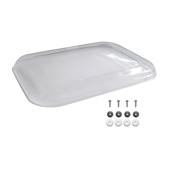 Replacement pane glass for horse trailer window [350 x 500 mm] - CLEAR B-stock