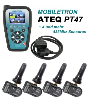 Ateq PT47 & Mobiletron Sensoren - RDKS TPMS Diagnose- & Programmiergerät Tool