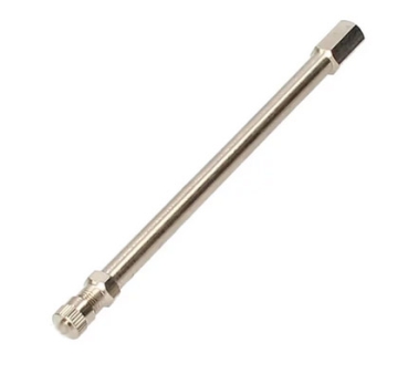 Valve extender/extension - 100 mm brass BLE100E - truck, motocycle, car