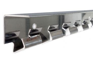 Hook strip mounting rail 984 mm stainless steel