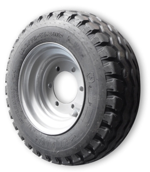 10.0/75-15.3 14PR offset 0, 6-hole complete wheel AW profile, LK 205, ML 161, 9.00x15.3