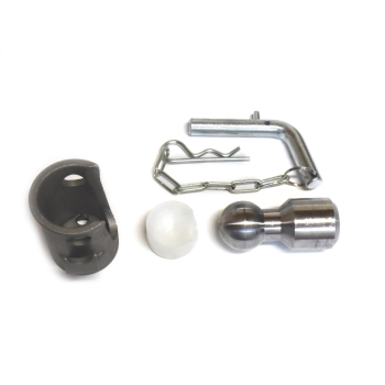 43mm 3-Way Tilting Bearings 43mm complete-set with welding ball & security bolt 16 mm - three-way tipper