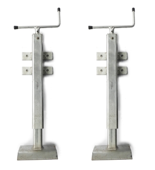 2x Kurbelstütze 680 mm, max. 800 kg - Hub 300 mm