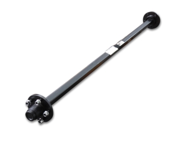 Agriculture trailer axle,  carrying axle 40 mm square 1500 mm 1850 kg - 5 x 112