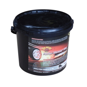 Reifenmontagepaste Reifenmontierpaste schwarz Eimer à 5 kg - Run Flat Reifen geeignet