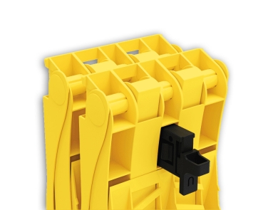 2x Hemmschuh Unterlegkeil  E46 klappbar mit Gleitschutz + Doppelhalterung  3500kg 3,5t ideal für Wohnmobil