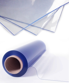 1100 x 3 mm 20 meters 20m soft PVC sheet - transparent