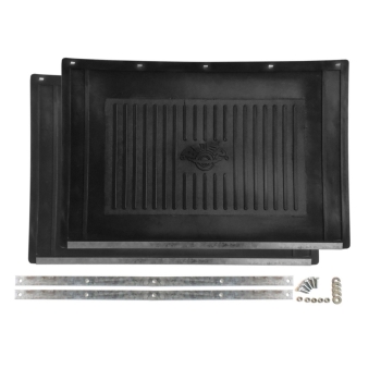 2x Truck mud flaps 60 x 40 - 600 x 400 mm for trailers