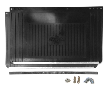 2x Truck mud flaps 65 x 40 - 650 x 400 mm for trailers