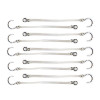 10x Partition hooks / safety tape - horse trailer etc.