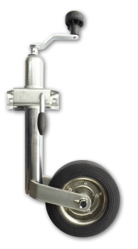 Stützrad Bugrad m. Halter Klemmschelle 150kg 48mm Anhänger Wohnwagen