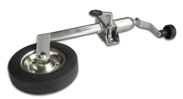 Preview: Stützrad Bugrad m. Halter Klemmschelle 150kg 48mm Anhänger Wohnwagen