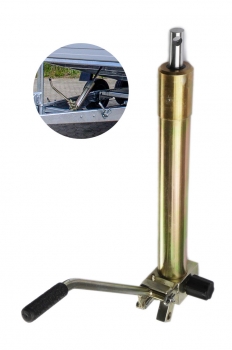 Kippzylinder Hydraulikpumpe Kipper Pumpe Hydraulikzylinder manuell für Pkw Anhänger Autotransporter - 677 mm 2.5t h:445 VHL 2024