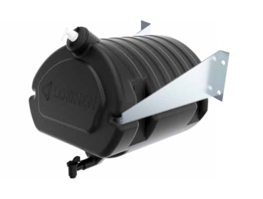 Truck watermate / water canister 50 Liters black - commercial vehicle - Kopie