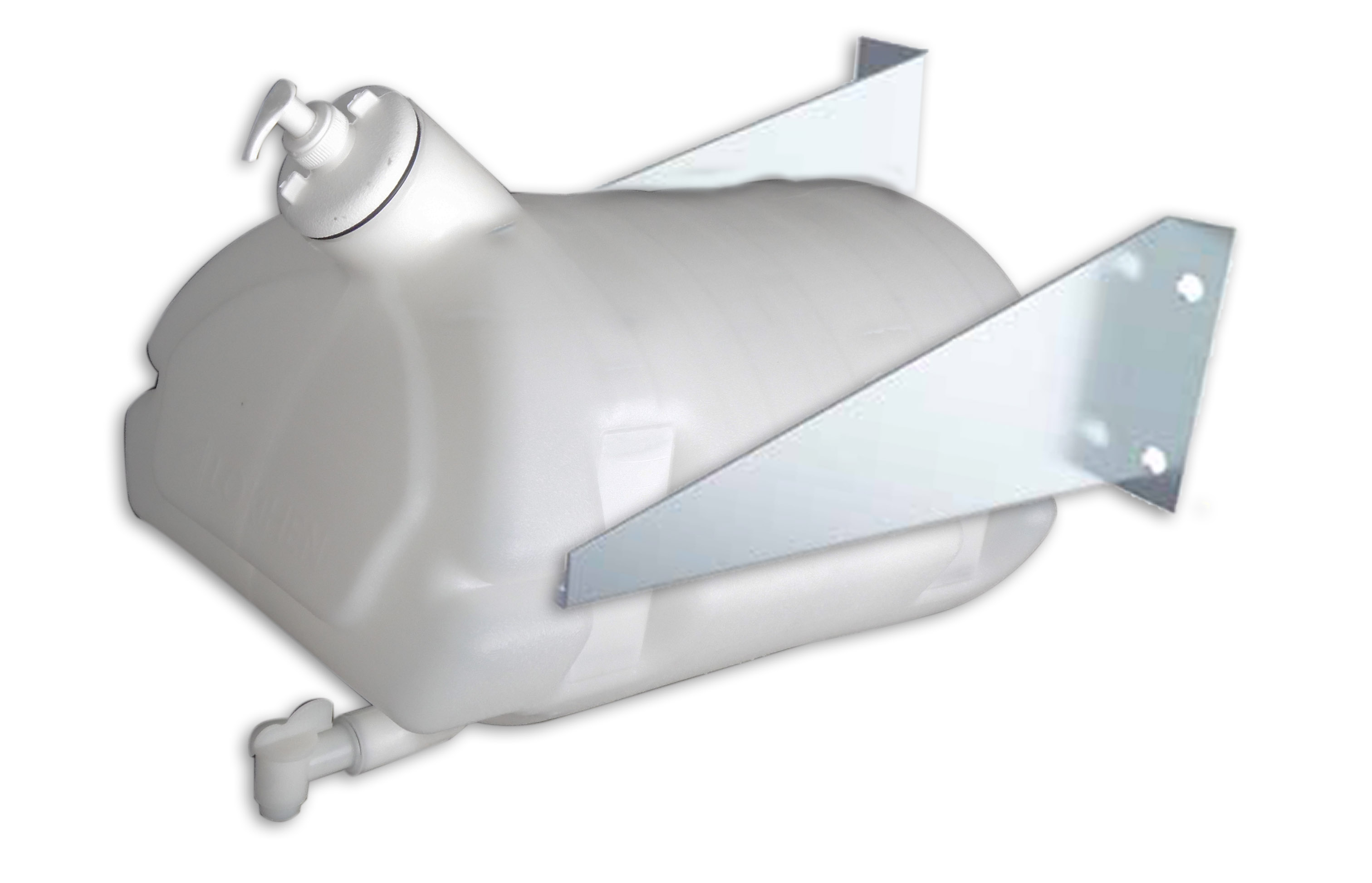 Buer KG-Shop - 30 Liter Waschwassertank Wassertank + Seifenspender + Halter  Lokhen - LKW Caravan