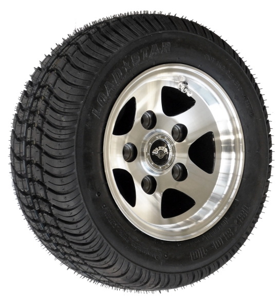 Trailer alloy complete wheel 10 Inches Wanda 195/50B10 195/50 B10 18x8.0-10 Felge 6x10 LK 5x112