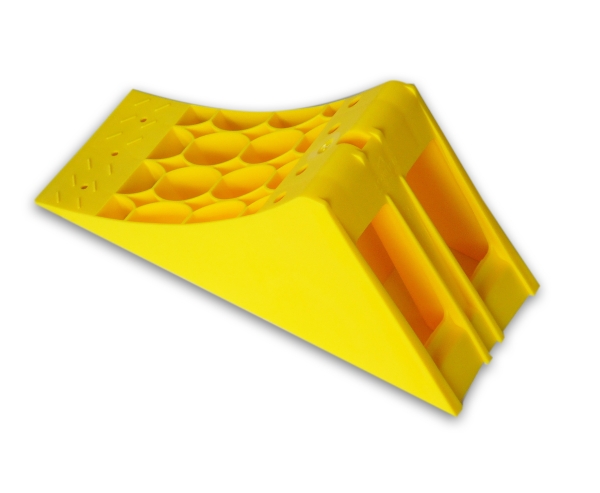 Wheel chock  E36 G36 3.5t plastic DIN 76051-E36 - Truck Bus Trailer