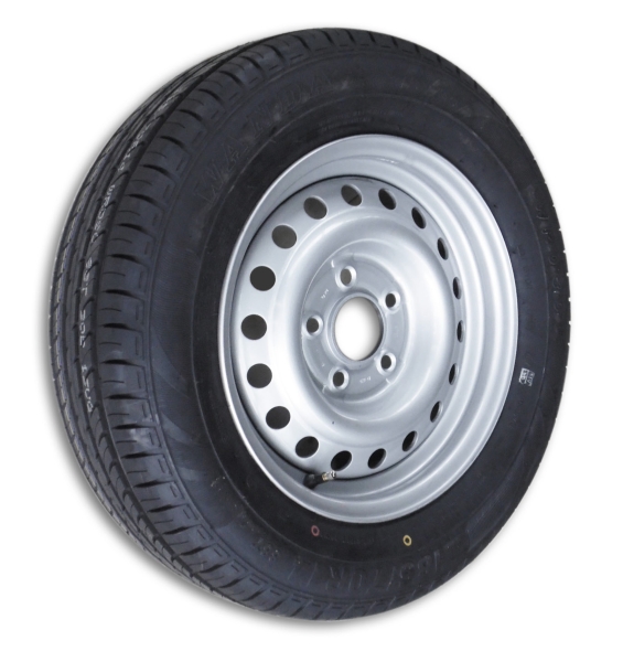 155/80R13 84N LK 5x112 4.5Jx13 Komplettrad Ersatzrad für Pkw Anhänger Wohnwagen