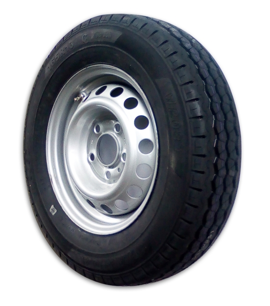 165R13C 165 R13C 8PR LK 5x112 4.5Jx13 Komplettrad Ersatzrad für Pkw Anhänger Wohnwagen
