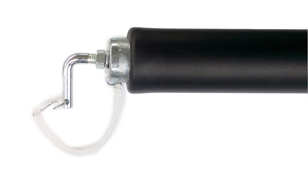 Breast bar for horse trailer with protector- fully assembled 76 - 80 cm