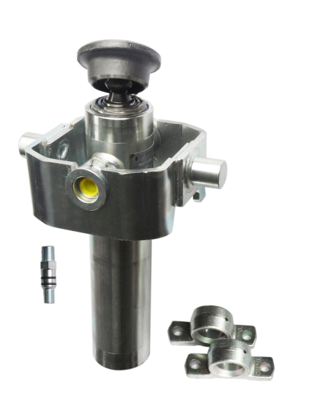 1010 mm 4,5t 115/3/1010 (3-extensions) Hydraulic Telescopic cylinder K32401S  incl. cradle