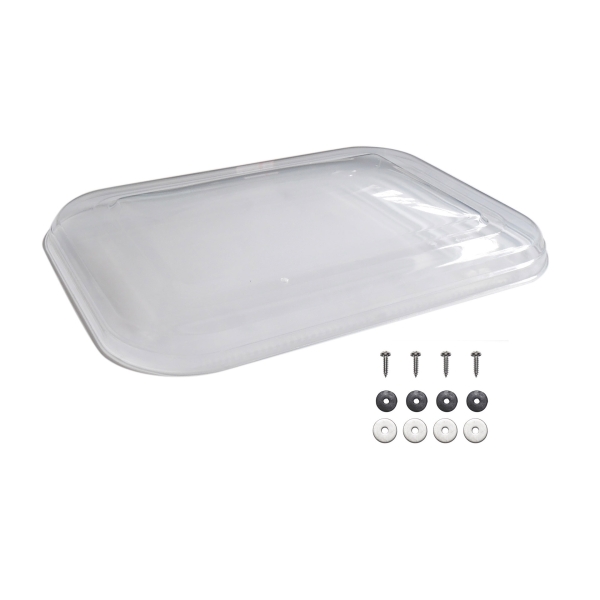 Replacement pane glass for horse trailer window [350 x 500 mm] - CLEAR B-stock