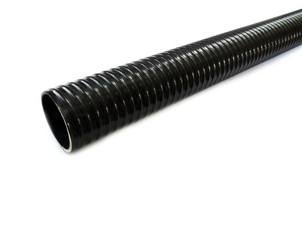Breast bar hose Ø 42mm PVC black -  yard goods